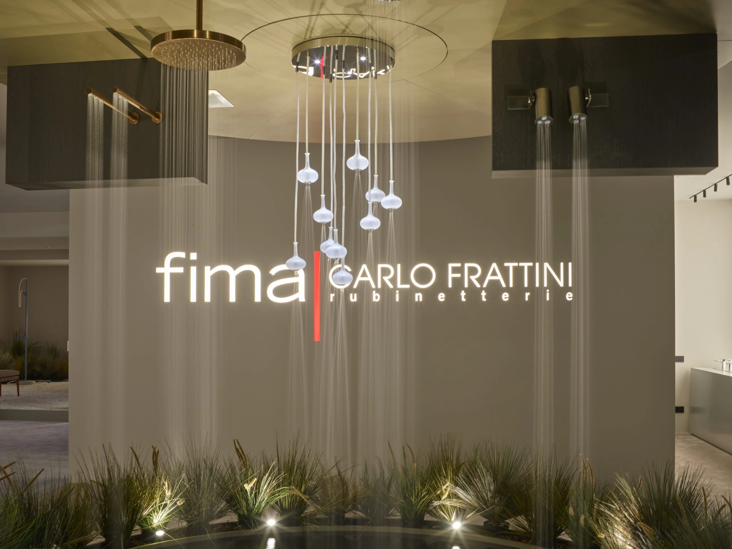 Fima Carlo Frattini Armaturen in einer Badausstellung